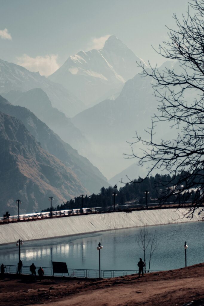 Enjoying View Amidst Cloud in Auli - Infotainment Shop